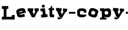 Levity Regular.ttf