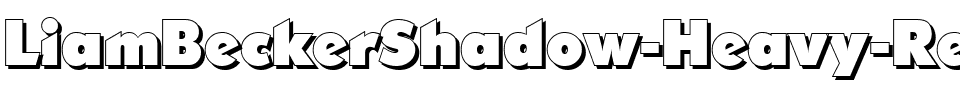 LiamBeckerShadow-Heavy Regular.ttf