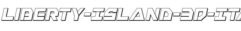 Liberty Island 3D Italic Italic.ttf