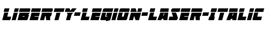 Liberty Legion Laser Italic Italic.ttf