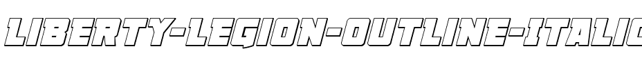 Liberty Legion Outline Italic Outline Italic.ttf