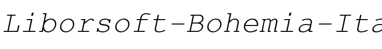 Liborsoft Bohemia Italic.ttf