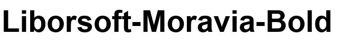 Liborsoft Moravia Bold.ttf