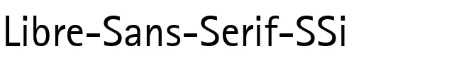 Libre Sans Serif SSi Regular.ttf