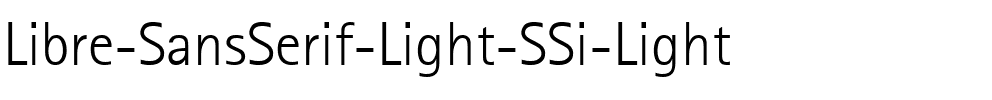 Libre SansSerif Light SSi Light.ttf