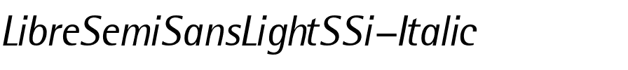 LibreSemiSansLightSSi Italic.ttf