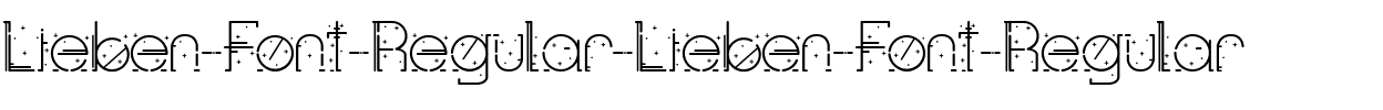 Lieben Font Regular Lieben Font Regular.ttf