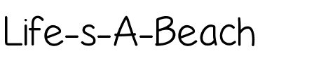 Life’s A Beach Medium.ttf