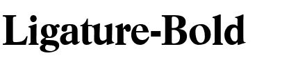 Ligature Bold.ttf