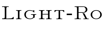 Light Roman Regular.ttf