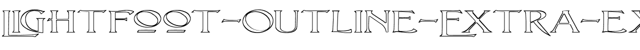 Lightfoot Outline Extra-expanded Regular.ttf