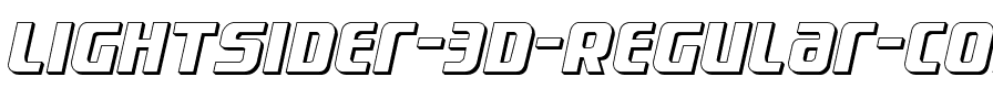 Lightsider 3D Regular.ttf