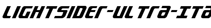 Lightsider Ultra-Italic Italic.ttf