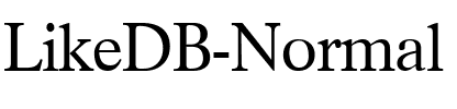 LikeDB Normal.ttf