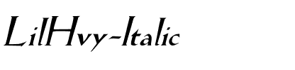 LilHvy iTALIC Italic.ttf