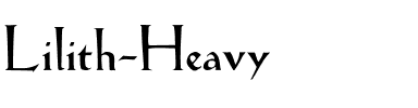 Lilith-Heavy Regular.ttf