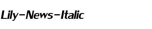 Lily News Italic.ttf