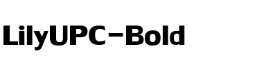 LilyUPC Bold.ttf