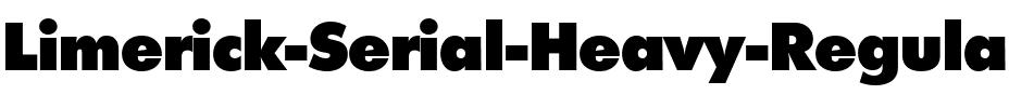 Limerick-Serial-Heavy Regular.ttf