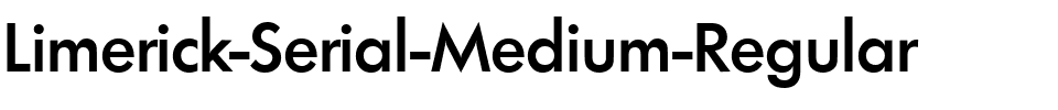 Limerick-Serial-Medium Regular.ttf