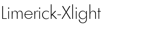 Limerick-Xlight Regular.ttf