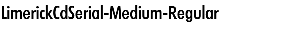 LimerickCdSerial-Medium Regular.ttf