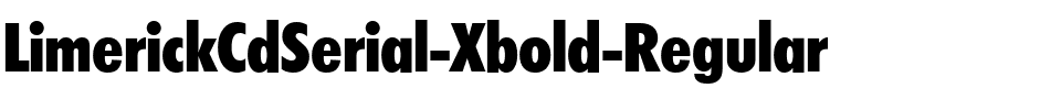 LimerickCdSerial-Xbold Regular.ttf