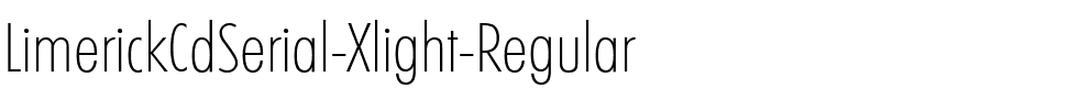 LimerickCdSerial-Xlight Regular.ttf