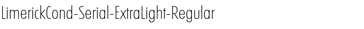 LimerickCond-Serial-ExtraLight Regular.ttf