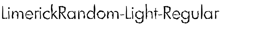 LimerickRandom-Light Regular.ttf