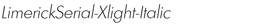 LimerickSerial-Xlight Italic.ttf