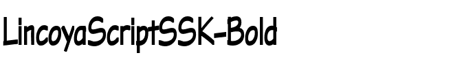 LincoyaScriptSSK Bold.ttf