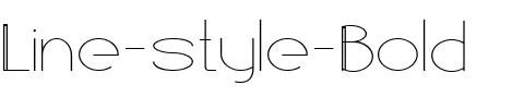 Line style Bold.ttf