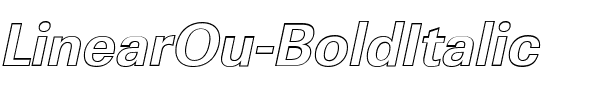 LinearOu BoldItalic.ttf