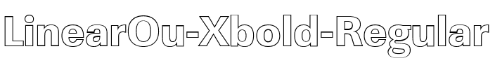 LinearOu-Xbold Regular.ttf