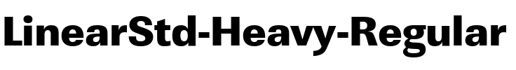 LinearStd-Heavy Regular.ttf