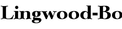 Lingwood-Bold Regular.ttf