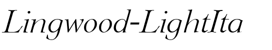 Lingwood-LightIta Regular.ttf