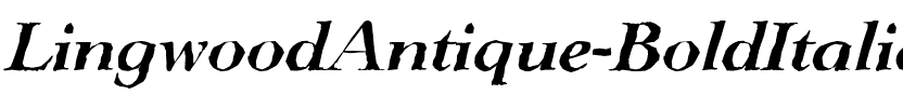 LingwoodAntique BoldItalic.ttf