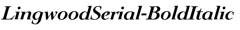 LingwoodSerial BoldItalic.ttf
