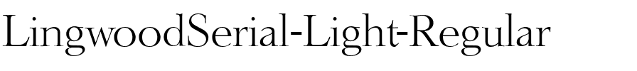 LingwoodSerial-Light Regular.ttf