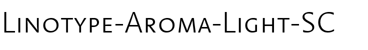 LTAromaSC Light Regular.ttf