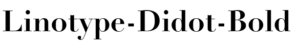 Linotype Didot Bold.ttf