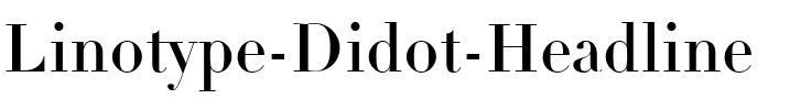 Linotype Didot Regular.ttf