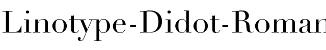 Linotype Didot Regular.ttf