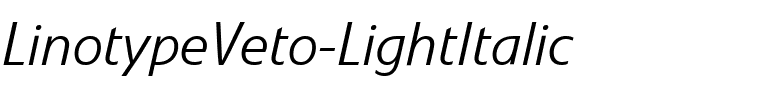 LTVeto Light Italic.ttf