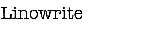 Linowrite Normal.ttf