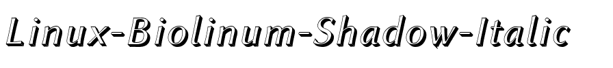 Linux Biolinum Shadow Italic.ttf