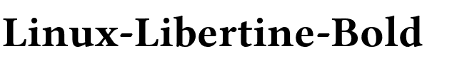 Linux Libertine Bold.ttf