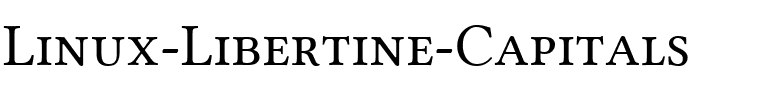 Linux Libertine Capitals Small Caps.ttf